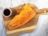Barbecue salmon - glazed salmon with rich flavors