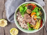 Black pepper and lime beef stir-fry