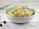 Braised cabbage with hazelnuts