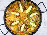 Chicken and chorizo paella