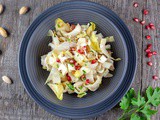 Chicory salad with pomegranate