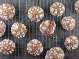 Chocolate crinkle cookies