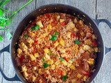 Chorizo and chicken jambalaya