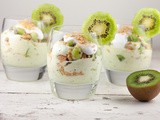 Creamy kiwi dessert