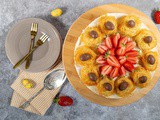 Easter lemon cheesecake - creamy and refreshing with crunchy bird's nests