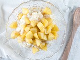 Easy apple rice pudding