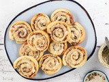 Ham and cheese pinwheels