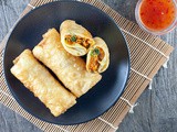 Ham and chicken lumpia