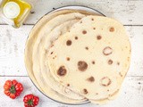 Homemade piadina - Italian flatbread