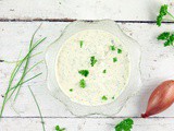 Homemade ravigote sauce