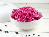 How to make red sauerkraut