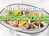 How to start a food blog