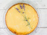 Lavender honey cheesecake