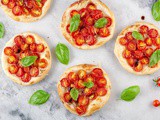 Mini cherry tomato tarts