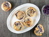 Mini red cabbage quiches