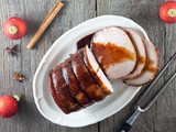 Pork roast with treacle sauce