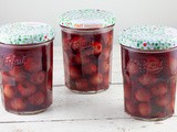 Port-preserved cherries