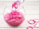 Quick pickled red onions