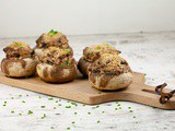 Ricotta stuffed mushrooms