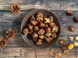 Roast chestnuts in the oven