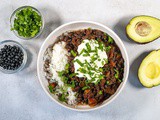Slow cooker black bean stew - deliciously spicy