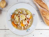 Summer white bean soup