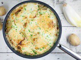 Tartiflette with chicory