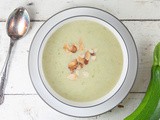 Zucchini coconut soup