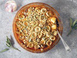 Zucchini Roll-ups with tomato sauce - a tasty vegetarian meal