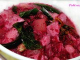 Beetroot chicken stew