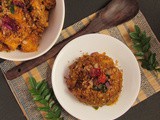 Kerala Tapioca Biriyani with Chicken/ Kappa biriyani/ Kappa erachi