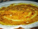 Spicy egg dosa