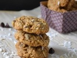 Coconut & Chocolate Chip Oatmeal Cookies