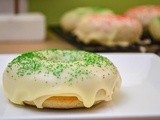 Double Dipped Eggnog Glazed Baked Donuts