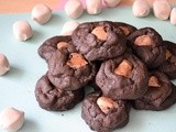 Triple Chocolate Marshmallow Cookies