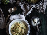 Goat Cheese & Spinach home made Ravioli