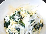 Spinach ricotta linguine