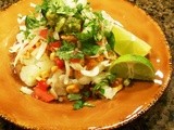 Garlic and Lime Vegan Tostadas