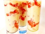 Vanilla Custard and Lemon Strawberry Parfaits