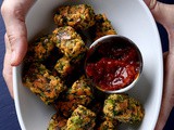 Broccoli Tots + Quick Curry Ketchup