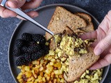 Easy Tofu Scramble with Potato Hash