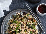 Eggy Pan-Fried Tofu Stir Fry