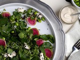 Mâche and Mint Salad with Buttermilk-Ponzu Dressing