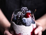 Mixed Berry Compote + Creamy Chia Pudding