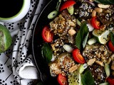 Roasted Thai Eggplant with Cherry Tomatoes and Basil