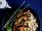 Seared King Oyster Mushrooms + a Homemade Teriyaki Glaze