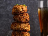 Sriracha Pea Crusted Mushrooms with Celery-Garlic Mayo