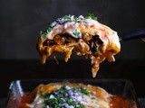 Sweet Potato and Kidney Bean Smothered Burritos