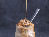 Vegan Blizzard with Salted Cashew-Caramel Sauce