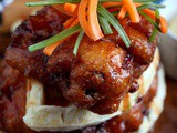 Vegan Chick'n and Waffles with Sriracha-Maple Syrup